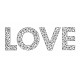 Rubber stamp - Gwen Scrap Collection 2- LOVE graphic