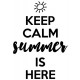 Rubber stamp - Gwen Scrap Collection 3 - Keep calm summer is here