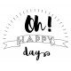 Rubber stamp - Gwen Scrap Collection 3 - Oh ! happy days 