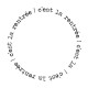 Rubber stamp - Gwen Scrap Collection 4 - c'est la rentrée (circle)