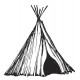 Rubber stamp - Teepee