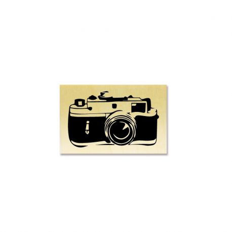 Rubber stamp - retro camera