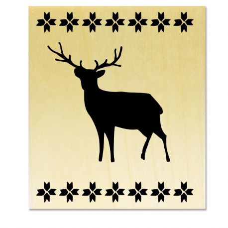 Rubber stamp - Scandinavian Style Deer