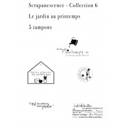 Rubber stamp - Scrapanescence - Complete collection 4 