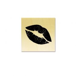 Rubber stamp - Lips kiss