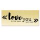 Rubber stamp - Gwen Scrap Collection 2- Love you to the moon and back