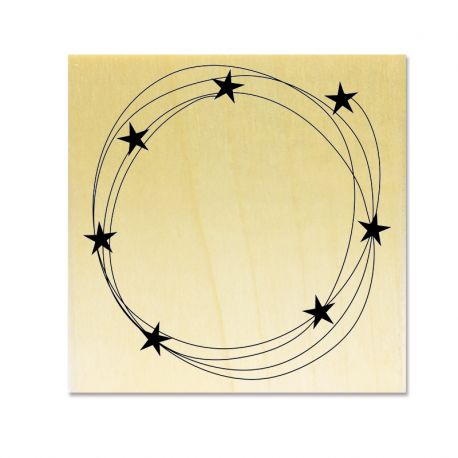 Rubber stamp - Gwen Scrap Collection 3 - stars on circles