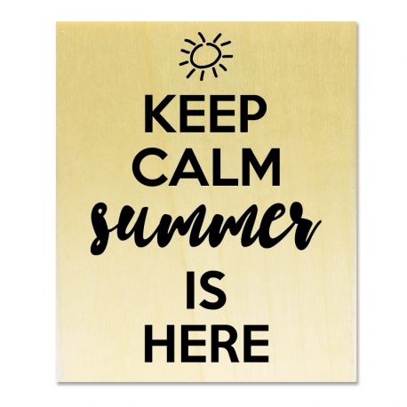 Rubber stamp - Gwen Scrap Collection 3 - Keep calm summer is here