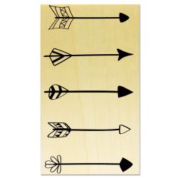 Rubber stamp - 4 arrows