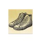 Rubber stamp - Pair of sneakers