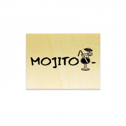 Rubber stamp - Mojito