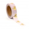 Solo Foil Tape - Chevrons in length holographic colorful