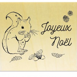 COLLECTION - Animaux des Bois - Ecureuil Joyeux Noël