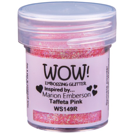 Poudre à embosser Wow - Taffeta Pink (Rose reflets Paillettes)