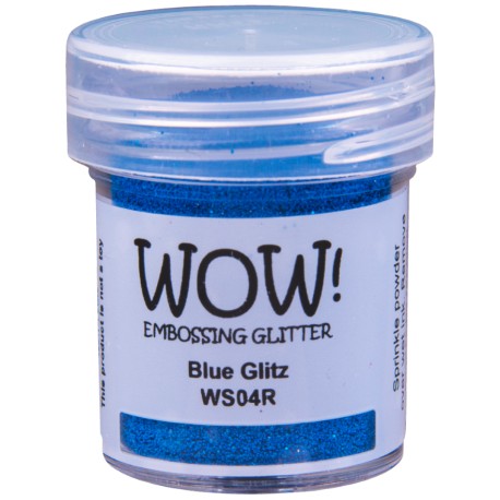 Poudre à embosser Wow - Blue Glitz (paillettes)