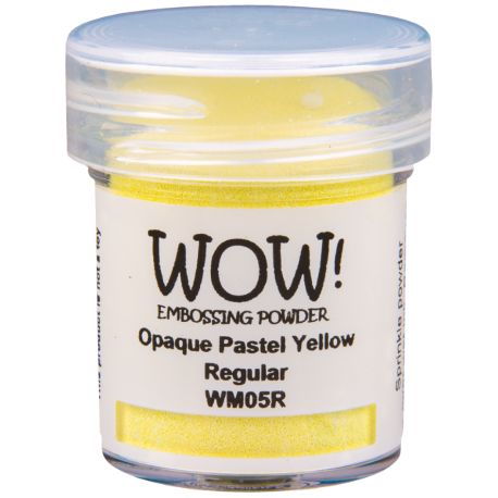 Poudre à embosser Wow - Opaque Pastel Yellow - Jaune pastel