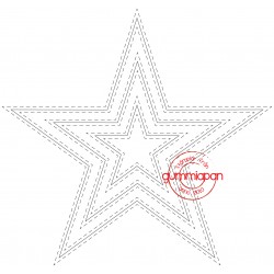 Die Gummiapan - 3 étoiles couture